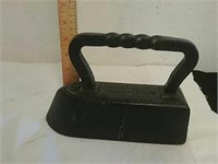 Vintage cast iron iron
