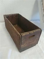 Vintage wood crate 6 X 15 x 6