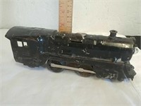 Vintage metal train engine