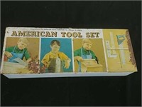 Vintage metal American tool set box only