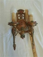 Vintage cast-iron light fixture