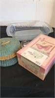 New photo and video storage box with wicker