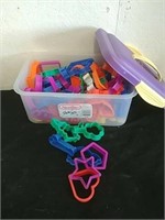 Group of cookie cutters