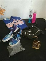 Body Works perfumes Boise State t-shirt new Vans