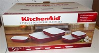 Kitchen aid 5-Piece Stoneware Bake Set