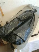 Large tent in carrying bag With stakes no poles