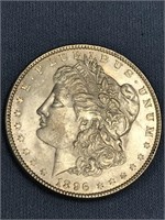 1896 Morgan silver dollar AU      (11)