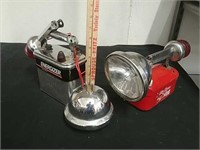 Two vintage flashlights