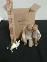Collectible Willow Tree Father and Son statue and