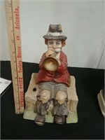 Collectible Melodies In Motion clown ceramic