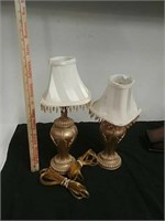 Pair of decorative table lamps