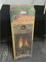 Fireplace fire screen 51 x 32 looks new in box