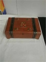 Wood storage box 12 x 7.5 x 4