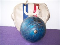 Very Cool Red White & Blue Bowling Ball in USA Bag