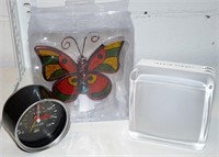 Butterfly Night Light, Clock & Radio