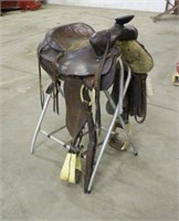 16" Roping Saddle, Stand Not Included