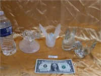 Assorted Glass Animal Figurines