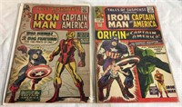 2 Iron Man & Captain America Comic Books