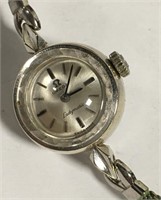 14k White Gold Omega Ladymatic Wrist Watch
