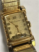 Bulova 10k Gold Filled Wrist Watch