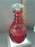 Imperial Glass decanter with clear stopper, Cape