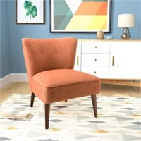 Chadwick Armless Accent Chair – Orange