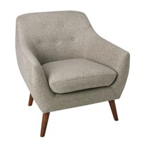 Monroe Modern Tufted Accent Chair – Gray