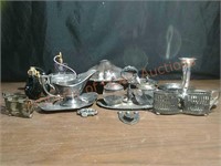 Assorted Silver Plated Serving Pieces