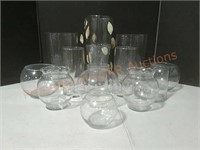 Assorted Glass Floral Vases