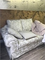 Sofa with pillows and sofa cover in great conditio