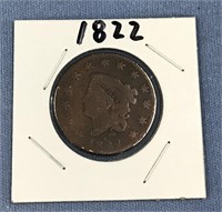 1822 Large US cent      (11)