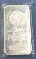 5oz. Silver bar      (11)