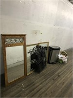 Lot of misc. household: mirrors, containers, ceram