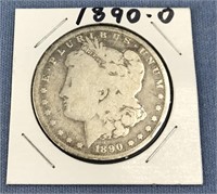 1890 O Morgan silver dollar      (11)