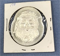 1oz. Merry Christmas with Santa on front      (11)