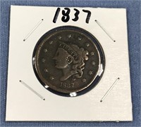 1837 Large US cent      (11)