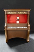 UPRIGHT PLAYER PIANO MUSIC BOX WITH DANCING MICE