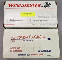 EIGHTY-FIVE (85) ROUNDS ASSORTED 44 REM MAG AMMO