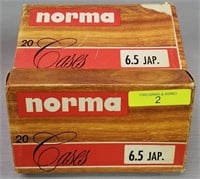 FIFTY-FIVE (55) ROUNDS NORMA 6.5 JAP AMMO