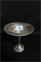 CROWN STERLING SILVER COMPOTE - 6 1/2" SOME