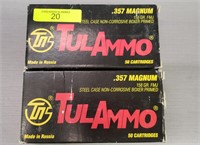 FIFTY (50) ROUNDS TUL-AMMO 357 MAG AMMO