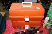 2 FLAMBEAU PM1772 TACKLE BOXES AND 2 FISHING