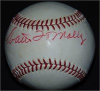 Walter O'Malley Single Signed Baseball.
