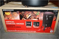 BRINKMAN VERTICAL CHARCOAL SMOKER NEW IN BOX