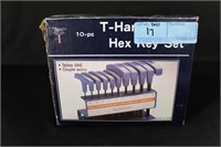 10 PC. T - HANDLE HEX KEY SET