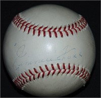 Jimmie Foxx Single Signed Baseball.