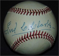 Fred C. Clarke Single Signed Baseball.