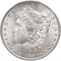 $1 1886-O PCGS MS63
