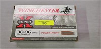 20- ROUNDS WINCHESTER 30-06 AMMO
