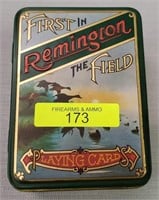 REMINGTON FIRST IN THE FIELD PLAYING CARDS, NEW